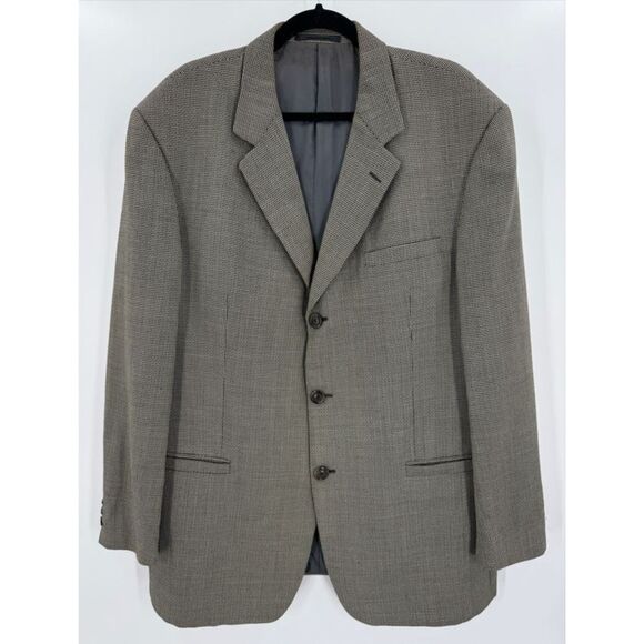 VERSACE Classic V2 Vintage Beige 3 Button Blazer Jacket - Picture 1 of 12